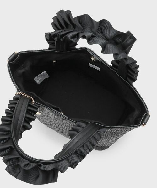 THE SHOP TK / ザ ショップ ティーケー トートバッグ | 雑材フリルハンドルトートバッグ | 詳細14