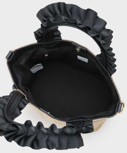 THE SHOP TK / ザ ショップ ティーケー トートバッグ | 雑材フリルハンドルトートバッグ | 詳細15