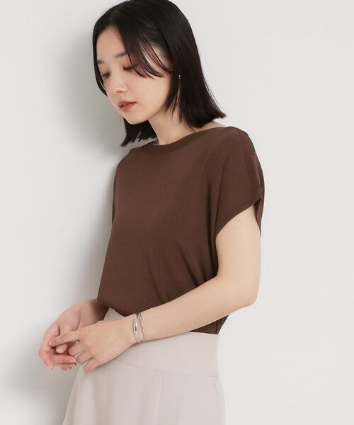 THE SHOP TK / ザ ショップ ティーケー ニット・セーター | 【多機能】レーヨンナイロン総針フレンチニット | 詳細10