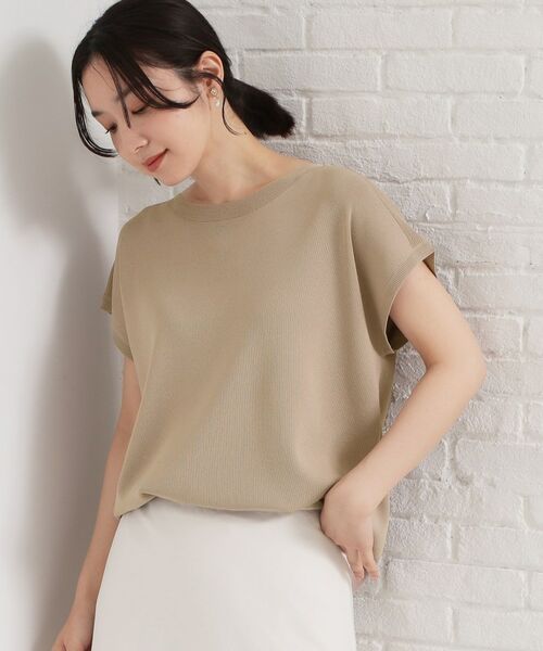 THE SHOP TK / ザ ショップ ティーケー ニット・セーター | 【多機能】レーヨンナイロン総針フレンチニット | 詳細13