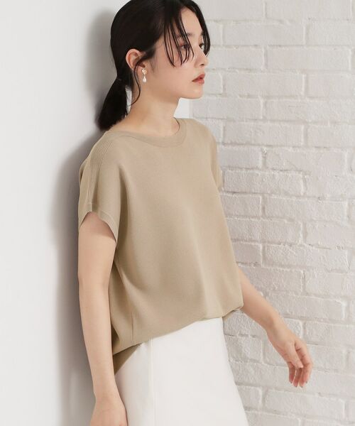 THE SHOP TK / ザ ショップ ティーケー ニット・セーター | 【多機能】レーヨンナイロン総針フレンチニット | 詳細14