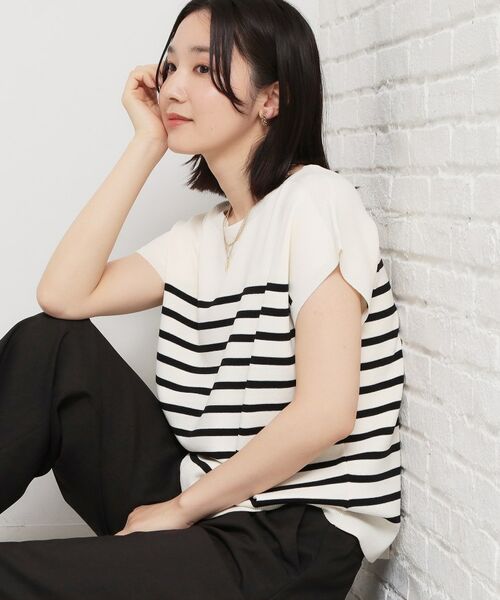 THE SHOP TK / ザ ショップ ティーケー ニット・セーター | 【多機能】レーヨンナイロン総針フレンチニット | 詳細22