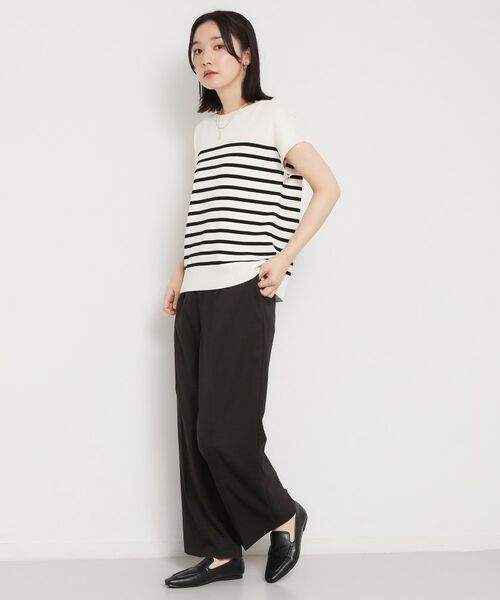 THE SHOP TK / ザ ショップ ティーケー ニット・セーター | 【多機能】レーヨンナイロン総針フレンチニット | 詳細23