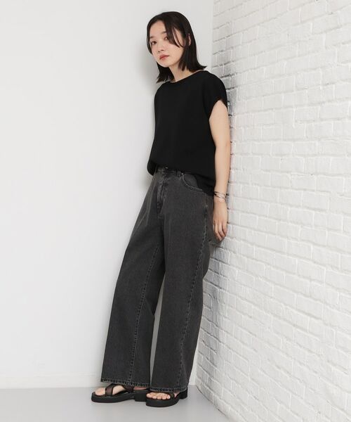 THE SHOP TK / ザ ショップ ティーケー ニット・セーター | 【多機能】レーヨンナイロン総針フレンチニット | 詳細3