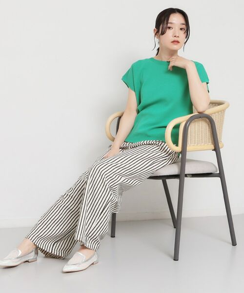 THE SHOP TK / ザ ショップ ティーケー ニット・セーター | 【多機能】レーヨンナイロン総針フレンチニット | 詳細7