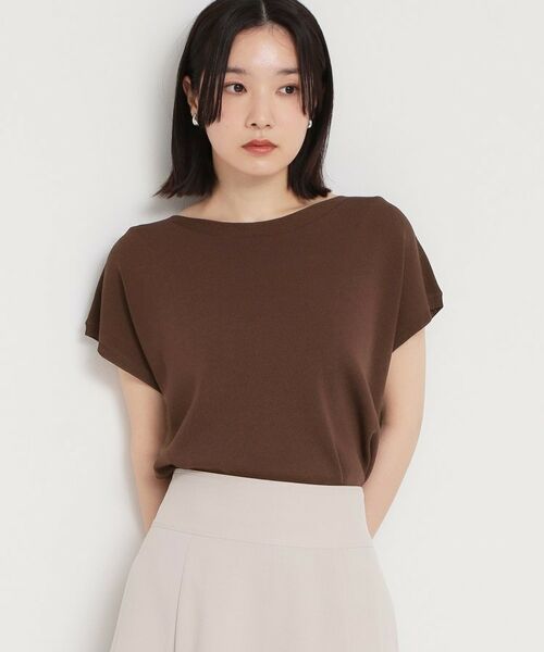 THE SHOP TK / ザ ショップ ティーケー ニット・セーター | 【多機能】レーヨンナイロン総針フレンチニット | 詳細9