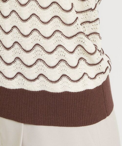 THE SHOP TK / ザ ショップ ティーケー ニット・セーター | 【さらさらタッチ】ジャカードポロニット | 詳細26