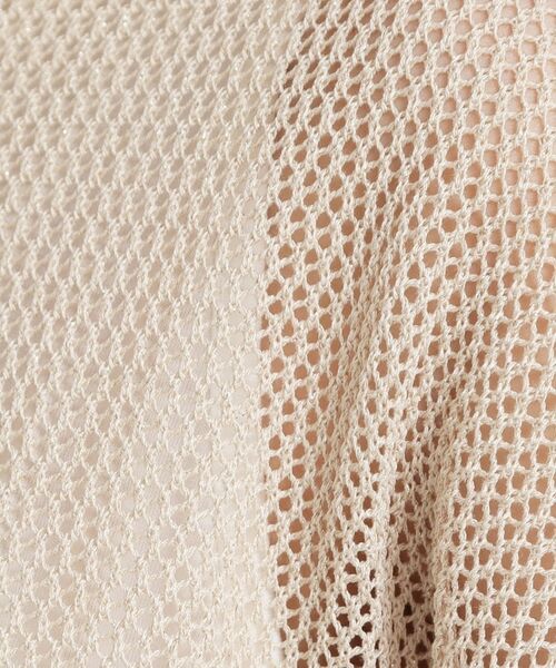 THE SHOP TK / ザ ショップ ティーケー ニット・セーター | 前後2wayラメメッシュタンクセット | 詳細12