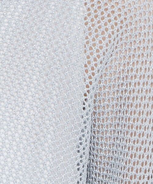 THE SHOP TK / ザ ショップ ティーケー ニット・セーター | 前後2wayラメメッシュタンクセット | 詳細18