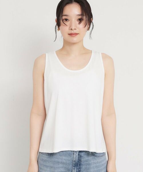 THE SHOP TK / ザ ショップ ティーケー ニット・セーター | 前後2wayラメメッシュタンクセット | 詳細24