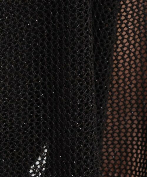 THE SHOP TK / ザ ショップ ティーケー ニット・セーター | 前後2wayラメメッシュタンクセット | 詳細6