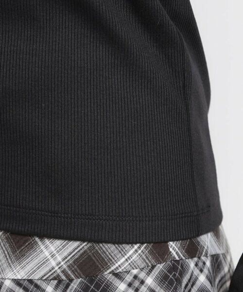 THE SHOP TK / ザ ショップ ティーケー カットソー | スクエアネックテレコトップス | 詳細14