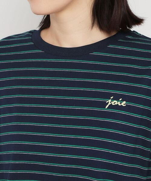 THE SHOP TK / ザ ショップ ティーケー Tシャツ | ワンポイント刺繍マルチボーダーTee | 詳細16