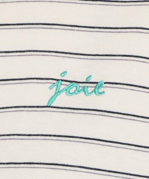 THE SHOP TK / ザ ショップ ティーケー Tシャツ | ワンポイント刺繍マルチボーダーTee | 詳細4