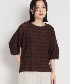 THE SHOP TK / ザ ショップ ティーケー カットソー | フリルレースボーダートップス