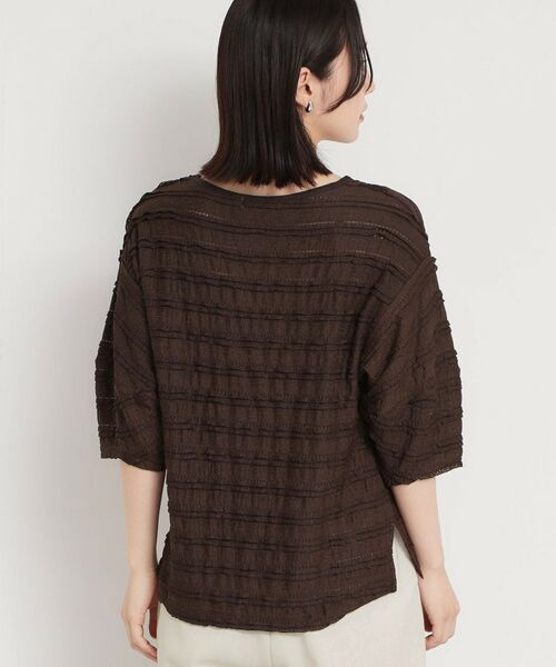 THE SHOP TK / ザ ショップ ティーケー カットソー | フリルレースボーダートップス | 詳細10