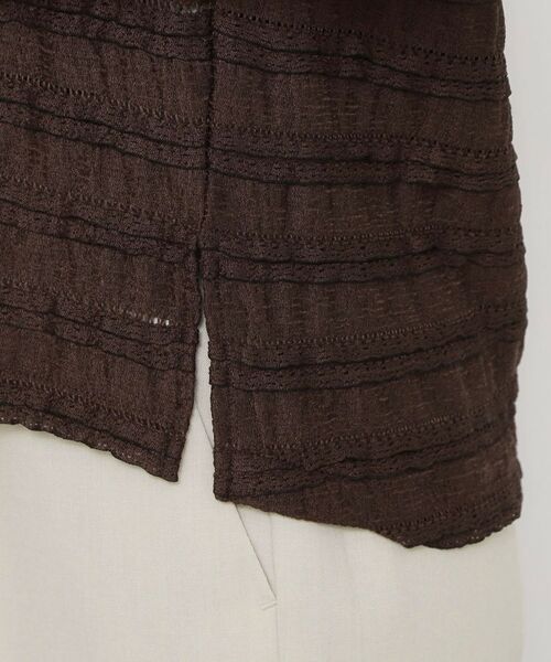 THE SHOP TK / ザ ショップ ティーケー カットソー | フリルレースボーダートップス | 詳細21