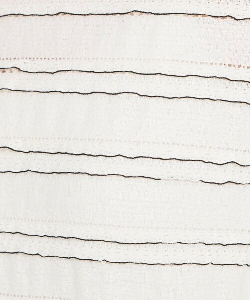 THE SHOP TK / ザ ショップ ティーケー カットソー | フリルレースボーダートップス | 詳細4