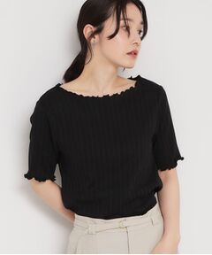 THE SHOP TK / ザ ショップ ティーケー カットソー | 楊柳チェック5分袖カットソー