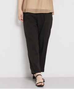 THE SHOP TK / ザ ショップ ティーケー パンツ | 【洗える】麻調テーパードパンツ