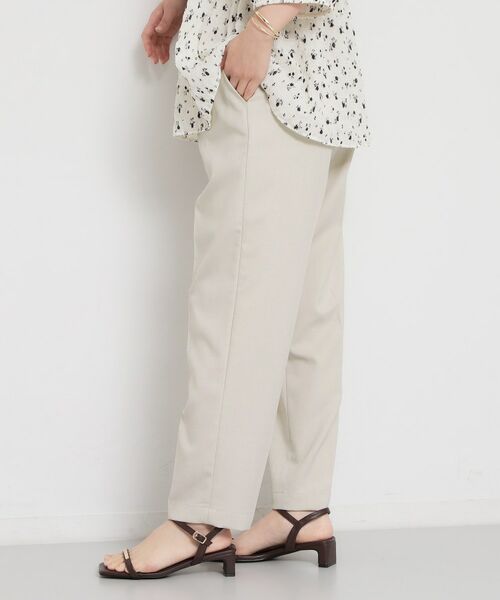 THE SHOP TK / ザ ショップ ティーケー パンツ | 【洗える】麻調テーパードパンツ | 詳細1