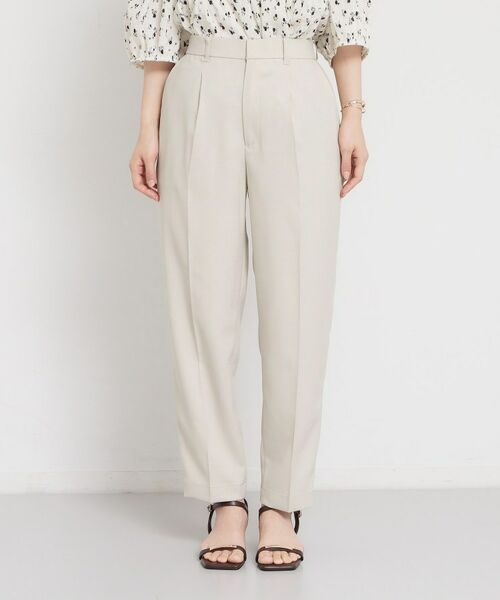 THE SHOP TK / ザ ショップ ティーケー パンツ | 【洗える】麻調テーパードパンツ | 詳細13