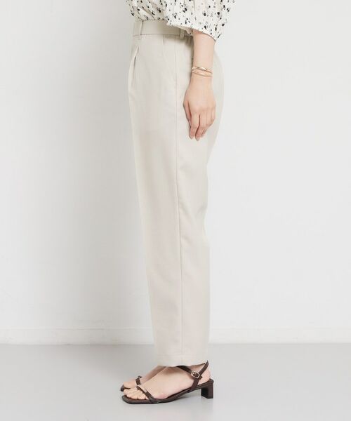 THE SHOP TK / ザ ショップ ティーケー パンツ | 【洗える】麻調テーパードパンツ | 詳細14
