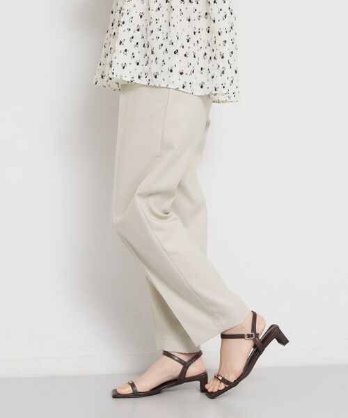 THE SHOP TK / ザ ショップ ティーケー パンツ | 【洗える】麻調テーパードパンツ | 詳細2