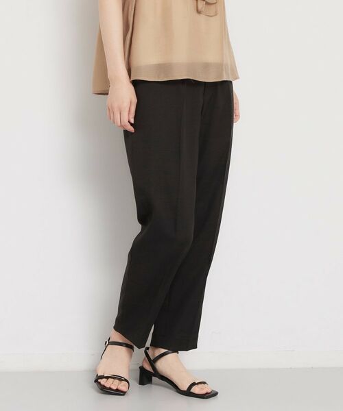 THE SHOP TK / ザ ショップ ティーケー パンツ | 【洗える】麻調テーパードパンツ | 詳細5