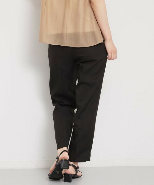 THE SHOP TK / ザ ショップ ティーケー パンツ | 【洗える】麻調テーパードパンツ | 詳細6