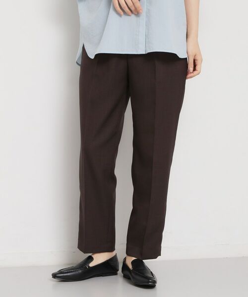 THE SHOP TK / ザ ショップ ティーケー パンツ | 【洗える】麻調テーパードパンツ | 詳細9