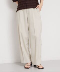 THE SHOP TK / ザ ショップ ティーケー パンツ | 【洗える】 麻調ワイドパンツ