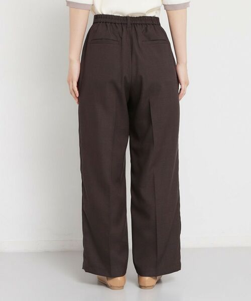 THE SHOP TK / ザ ショップ ティーケー パンツ | 【洗える】 麻調ワイドパンツ | 詳細15
