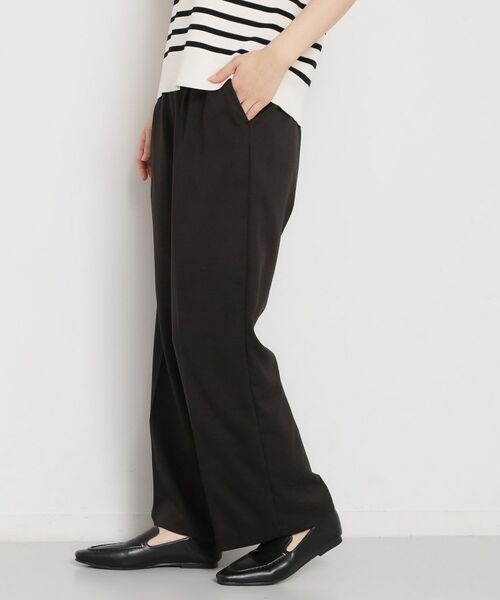 THE SHOP TK / ザ ショップ ティーケー パンツ | 【洗える】 麻調ワイドパンツ | 詳細2