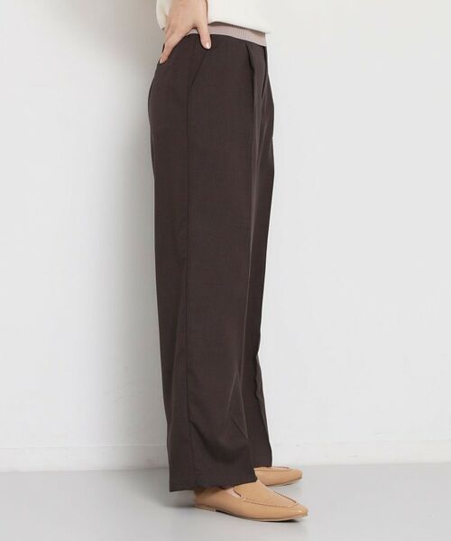 THE SHOP TK / ザ ショップ ティーケー パンツ | 【洗える】 麻調ワイドパンツ | 詳細6