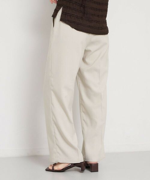 THE SHOP TK / ザ ショップ ティーケー パンツ | 【洗える】 麻調ワイドパンツ | 詳細9