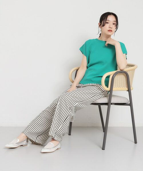 THE SHOP TK / ザ ショップ ティーケー パンツ | ドビーストライプイージーパンツ | 詳細3