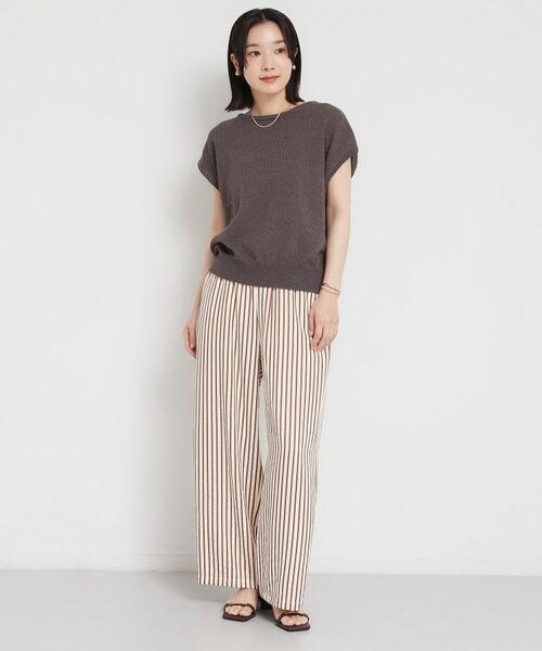 THE SHOP TK / ザ ショップ ティーケー パンツ | ドビーストライプイージーパンツ | 詳細7