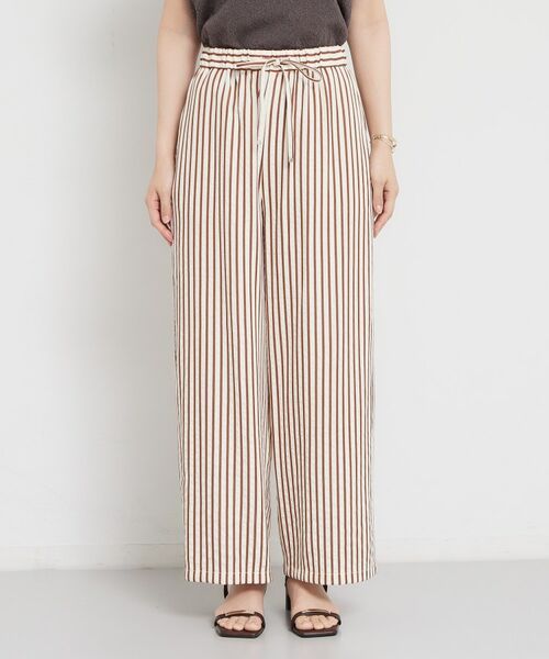 THE SHOP TK / ザ ショップ ティーケー パンツ | ドビーストライプイージーパンツ | 詳細9