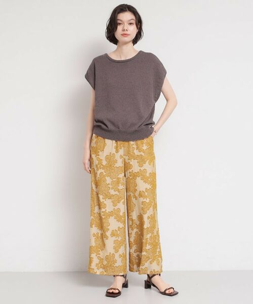 THE SHOP TK / ザ ショップ ティーケー パンツ | ジャガードイージーパンツ | 詳細7