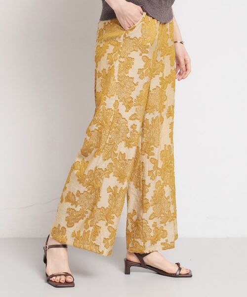 THE SHOP TK / ザ ショップ ティーケー パンツ | ジャガードイージーパンツ（オーク(134)）