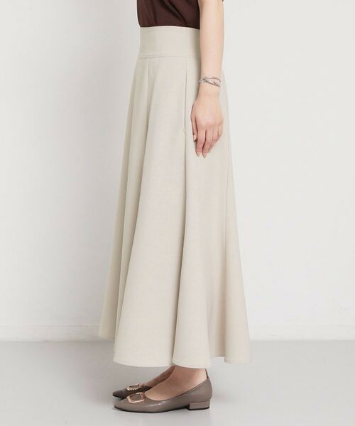 THE SHOP TK / ザ ショップ ティーケー スカート | 麻調ミモレ丈フレアスカート | 詳細10