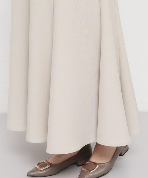 THE SHOP TK / ザ ショップ ティーケー スカート | 【セットアップ可】麻調ミモレ丈フレアスカート | 詳細16