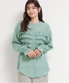 THE SHOP TK / ザ ショップ ティーケー シャツ・ブラウス | ティアードフリル楊柳シャツ