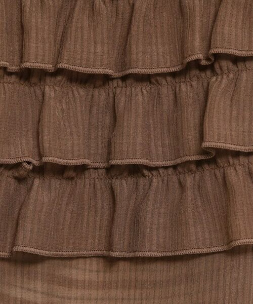 THE SHOP TK / ザ ショップ ティーケー シャツ・ブラウス | ティアードフリル楊柳シャツ | 詳細12