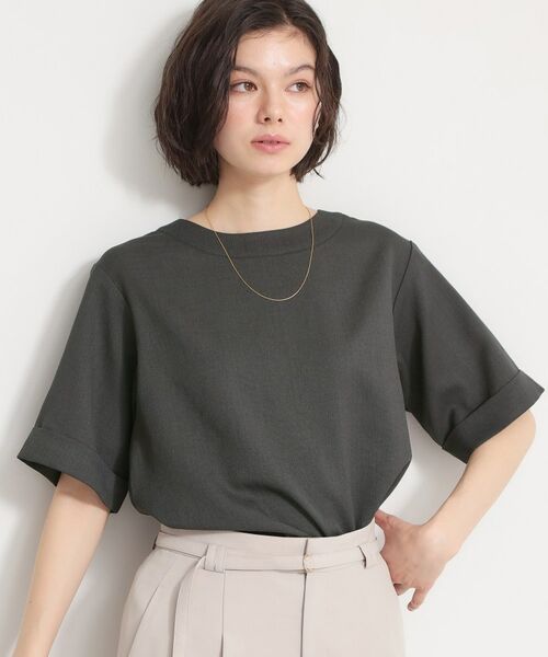 THE SHOP TK / ザ ショップ ティーケー シャツ・ブラウス | 麻調メッシュブラウス | 詳細1