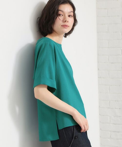 THE SHOP TK / ザ ショップ ティーケー シャツ・ブラウス | 麻調メッシュブラウス | 詳細10