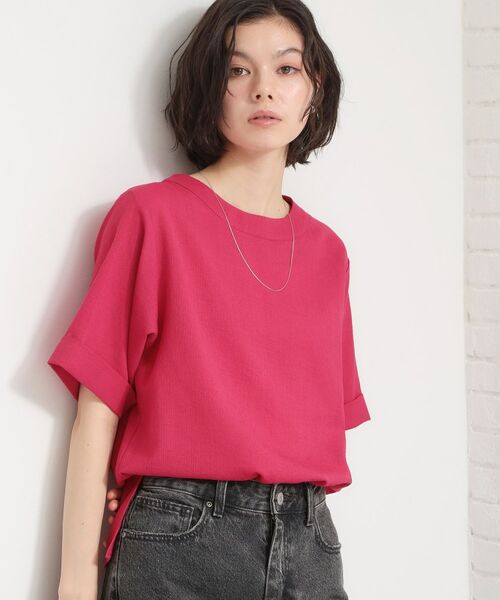 THE SHOP TK / ザ ショップ ティーケー シャツ・ブラウス | 麻調メッシュブラウス | 詳細13