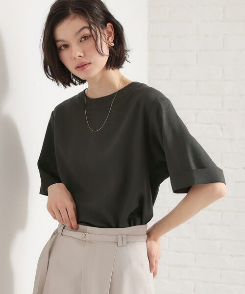 THE SHOP TK / ザ ショップ ティーケー シャツ・ブラウス | 麻調メッシュブラウス | 詳細2