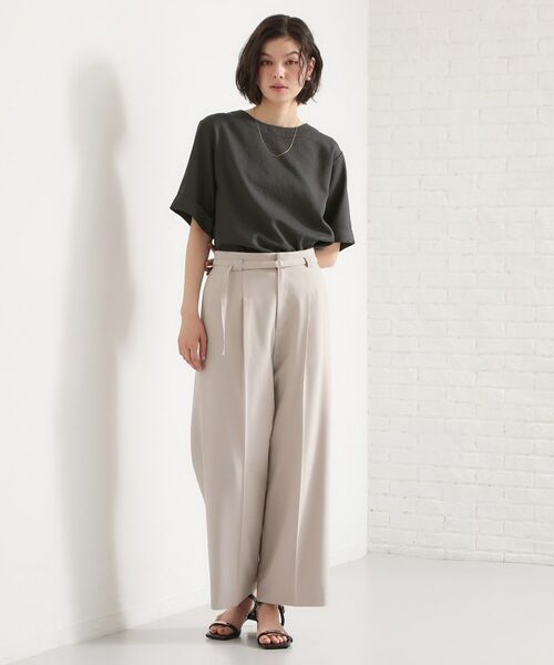 THE SHOP TK / ザ ショップ ティーケー シャツ・ブラウス | 麻調メッシュブラウス | 詳細3